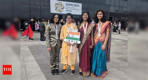 EGMO 2025 India medal: Girls win 2 silver, 2 bronze at European Maths ...