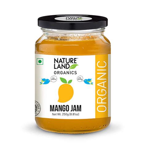 Buy Organic Mango Jam Online (250gm) | Natureland Organics