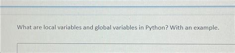 Image result for Local Variables vs Global Python