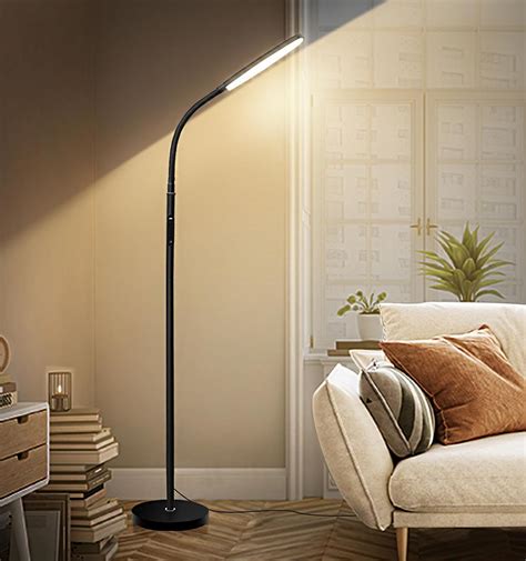 Modern LED Floor Lamp Bright 18W sofa reading Lamps Estheticians' Light ...