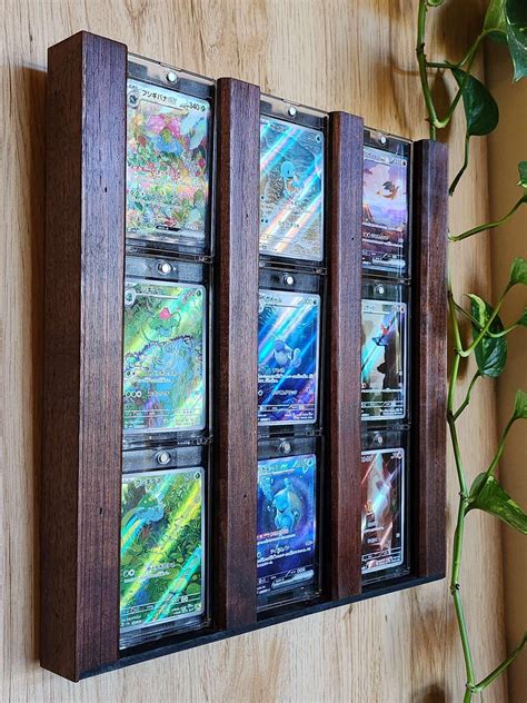 Hanging Trading Card Display - Etsy | Trading card display, Trading ...