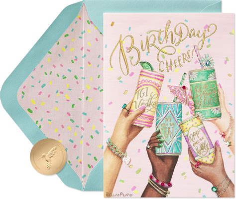 Amazon.com : Papyrus Birthday Card for Her - Designed by Bella Pilar ...