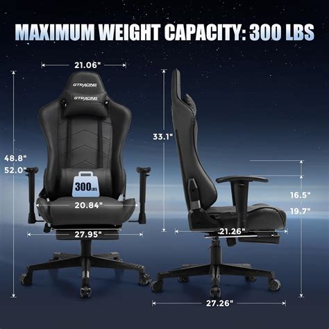 GTRACING Gaming Chair with Footrest, Racing Style India | Ubuy