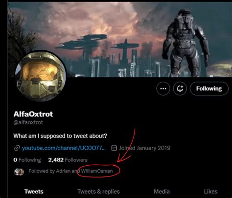 Lol what, William Osman follows alfa... : r/AlfaOxtrot