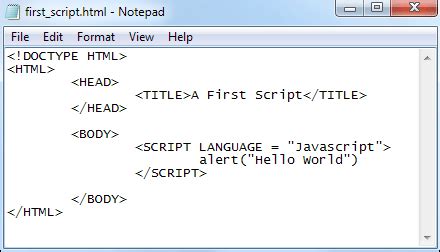 Image result for How to Add Script in HTML