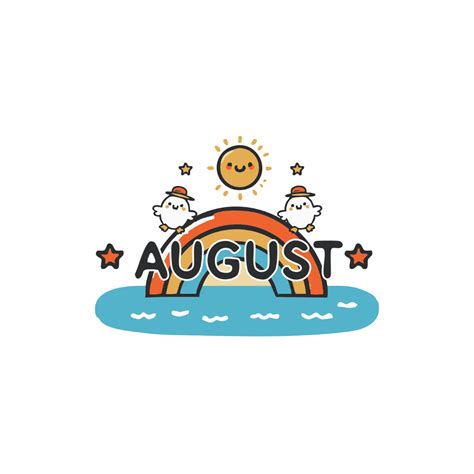Free August Holiday Clipart Template to Edit Online
