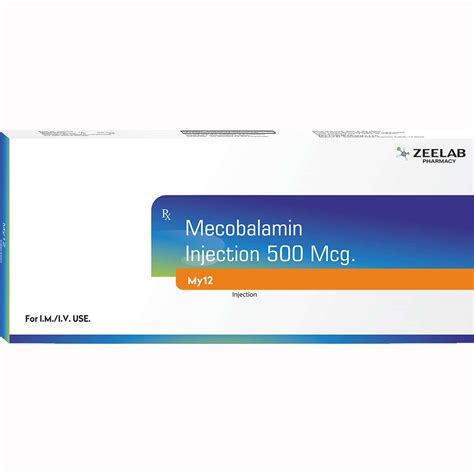 My12 500 MCG/ML Injection (1): Uses, Side Effects, Price & Dosage ...