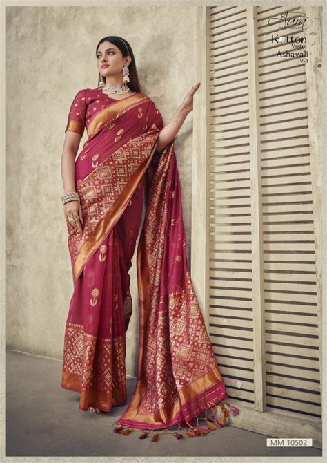 Aura Ashavali Vol 3 Designer Soft Cotton designer Saree Collection ...