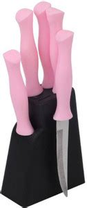 Neaten Stainless Steel 4 Knife Set, 1 Peeler With Plastic Knife Stand ...