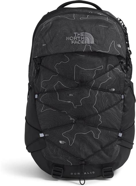 Amazon.com | The North Face Borealis Commuter Laptop Backpack - PFAS Free, TNF Black Topo Print ...