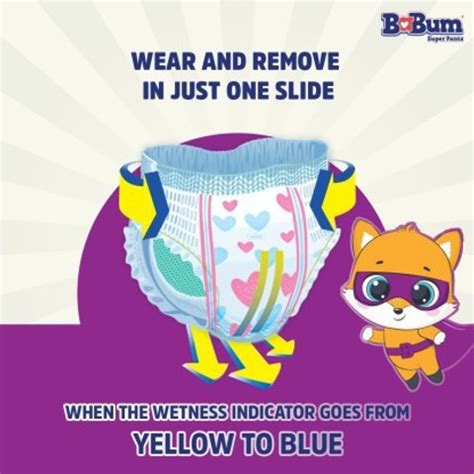 Babum Super Pants Premium Diaper | Wetness Indicator - M - Buy 112 ...