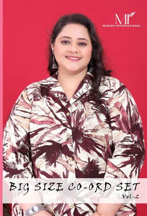 Moksh Big Size Co Ord Set Vol 2 Rayon Fancy Collection