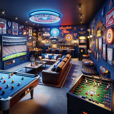 Ultimate Man Cave: Fun, Games, and Cozy Charm