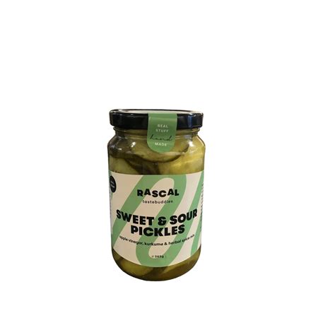 Sweet & Sour Pickles 360g - Fruit Vanhellemont