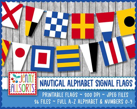 Printable Nautical Flag Alphabet | Printable Alphabet Letters