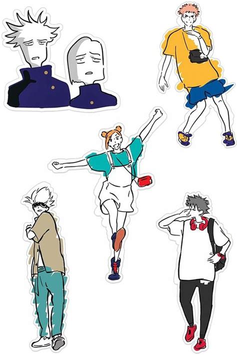 ComicSense Jujutsu Kaisen Anime Groovy Megumi, Itadori, Nobara, Satoru ...