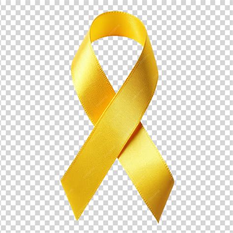Outline Of Yellow Ribbon