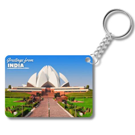Delhi Lotus Temple India Keychains (Set of 2) – VeryFirstTale