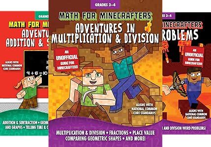 Math for Minecrafters (8 books)