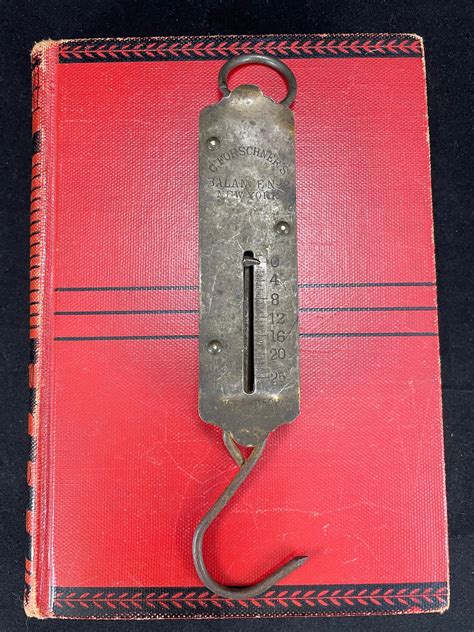 Vintage Metal Hanging Balance Scale, Hanging Weight Scale, Pull Scale, C. Forschner's No. 2 ...