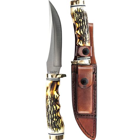 Uncle Henry Golden Spike Fixed Hunting Knife New - Walmart.com