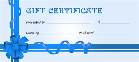 Microsoft Word Printable Gift Certificate Template - Free Word Template