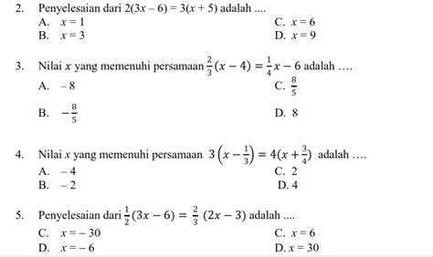 Contoh Soal Pertidaksamaan Linear Dua Variabel