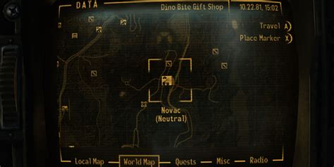 Fallout New Vegas Map Town