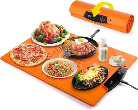 Amazon.com: Upgrade-Electric Warming Tray, Food Warming Mat with 6 ...