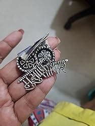 KRELIN Traditional Metal Oxidised Silver Stud Earrings Women Girls ...