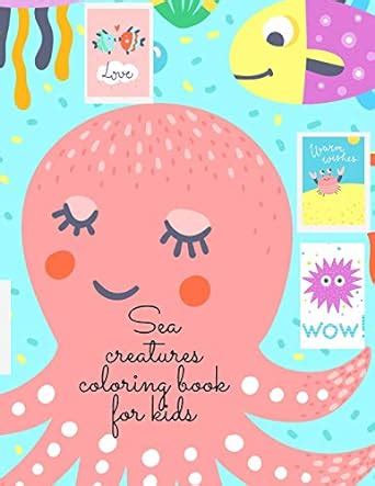 Sea creatures coloring book for kids : Dozaz, Cristie: Amazon.in: Books