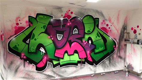 wall, spray can, artwork, Spray painting, graffiti, indoors, colorful ...