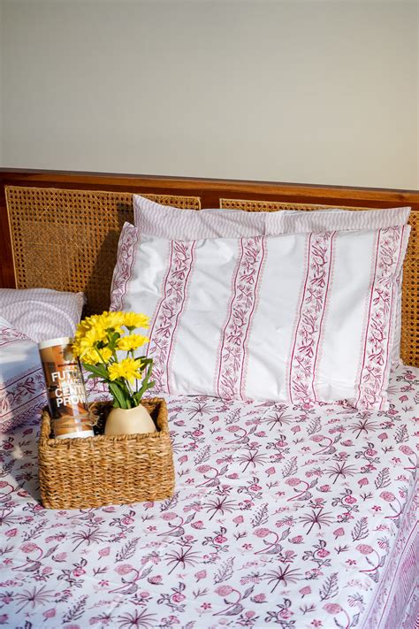 Buy Pure Cotton Single, Double & Super King Size Bed Sheets Online ...