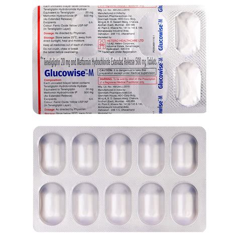 Glucowise- M - Strip of 10 Tablets : Amazon.in: Health & Personal Care