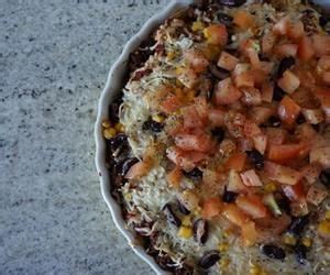 Mexíkólasanja með rjómalagaðri jalapeno ostasósu   Lasagna  