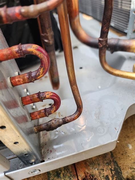 GABRIEL ZUNIGA on LinkedIn: New install Infinity System leak in condenser coil straight from factory