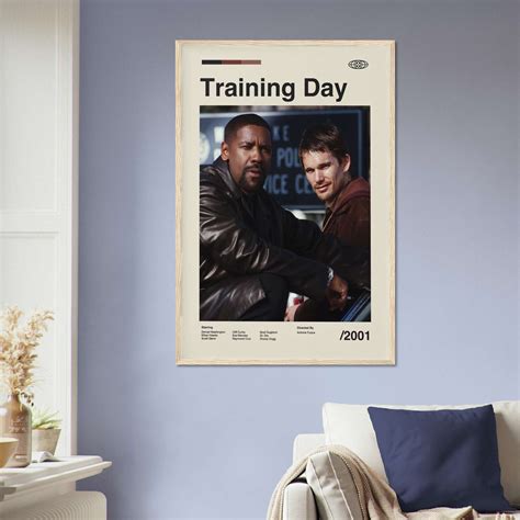 Training Day Movie Poster, Vintage Movie Poster, Full-Size Poster ...