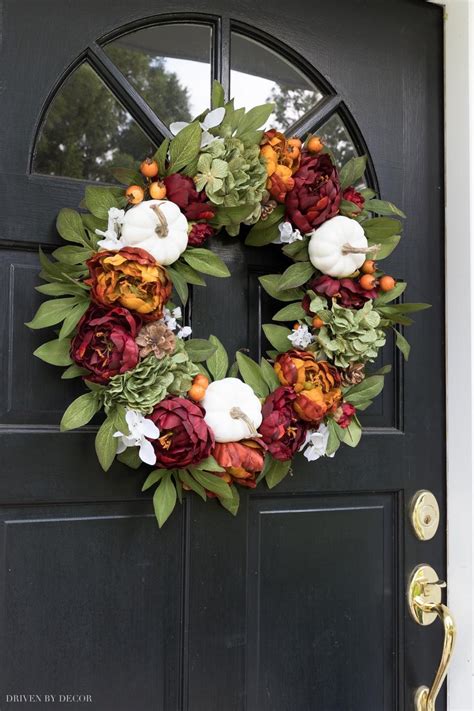 fall wreaths for front door near me