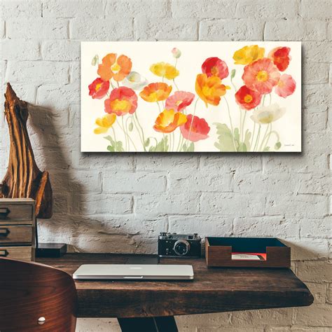 Lark Manor™ 'Bright Poppies 3' by Danhui Nai Acrylic Glass Wall Art, 24 ...