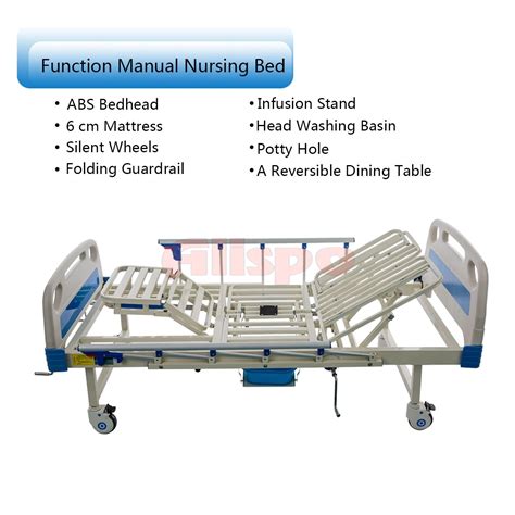 Hospital Equipment Nursing Manual Bed | Alispo International