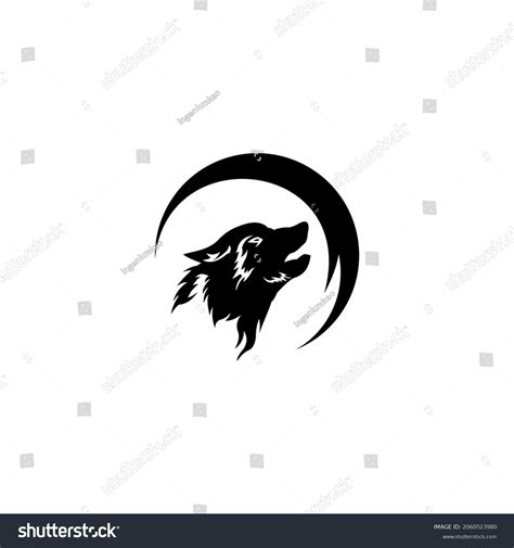 351 Circle Wolf Head Howling Logo Images, Stock Photos & Vectors ...