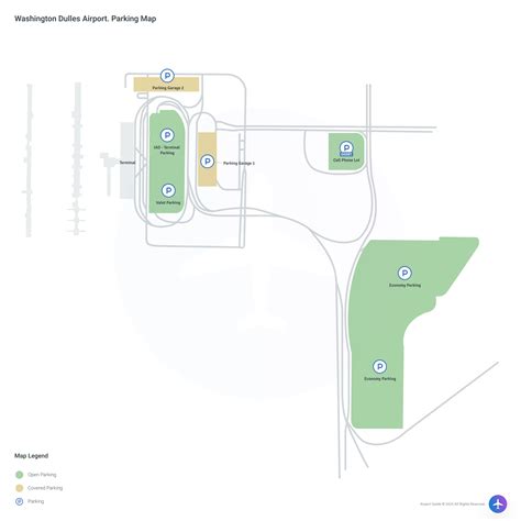 Washington Dulles Airport (IAD) Parking Rates and Map