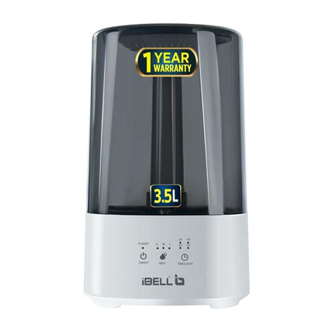 iBELL HU350P Humidifier for Room, 3.5L, Ultrasonic, Adjustable Mist ...