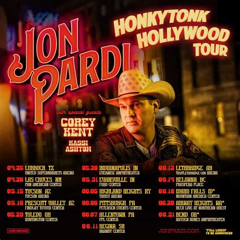 BREAKING: Jon Pardi Reschedules Weekend Shows, Apologizes To Fans: 'I’m ...