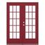 JELD-WEN French 60-in x 80-in x 4-9/16-in Jamb Low-e External Grilles ...