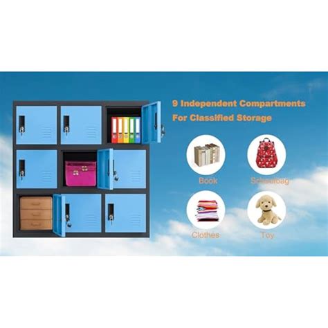 MECOLOR Steel Storage Locker Cabinet with Doors, Lockable India | Ubuy