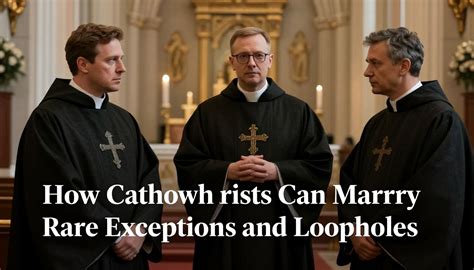 Can Catholic Priests Marry? Understanding the Church's Rules and Exceptions