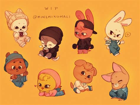 160 Stray Kids fanart ideas | kpop fanart, crazy kids, kpop drawings