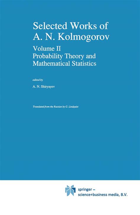 Buy Selected Works II: Probability Theory and Mathematical Statistics ...