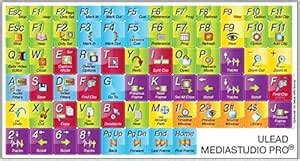 Online-Welcome Ulead MediaStudio Pro -Editing Sticker Keyboard : Amazon ...